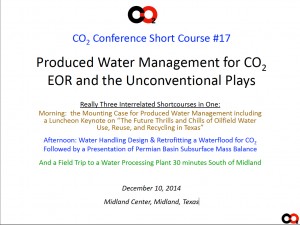 CO2 Conference Short Course #17